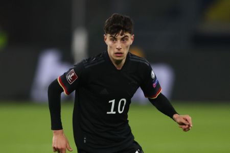 Kai Havertz on Germany's jersey.